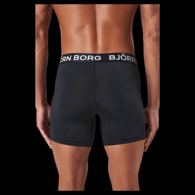 Björn Borg Performance Boxer 2p Multipack 1 Svart Outlet