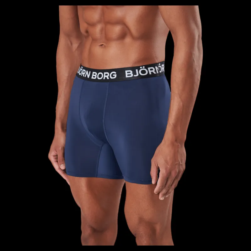 New Björn Borg Performance Boxer 3p Multipack 3 Svart