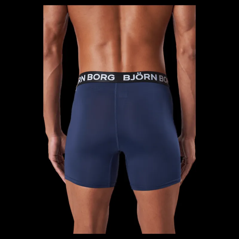 New Björn Borg Performance Boxer 3p Multipack 3 Svart