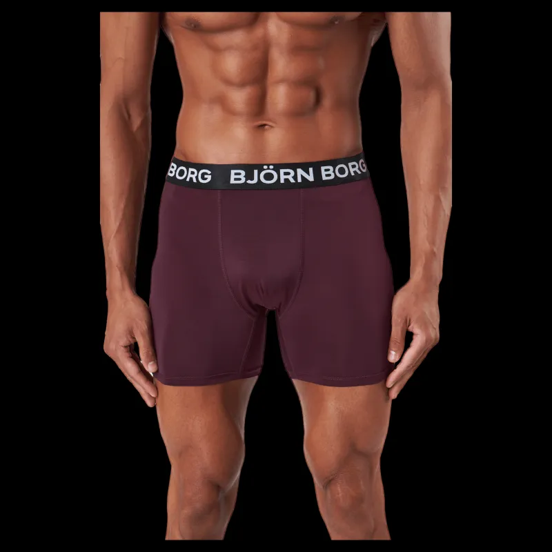 New Björn Borg Performance Boxer 3p Multipack 3 Svart
