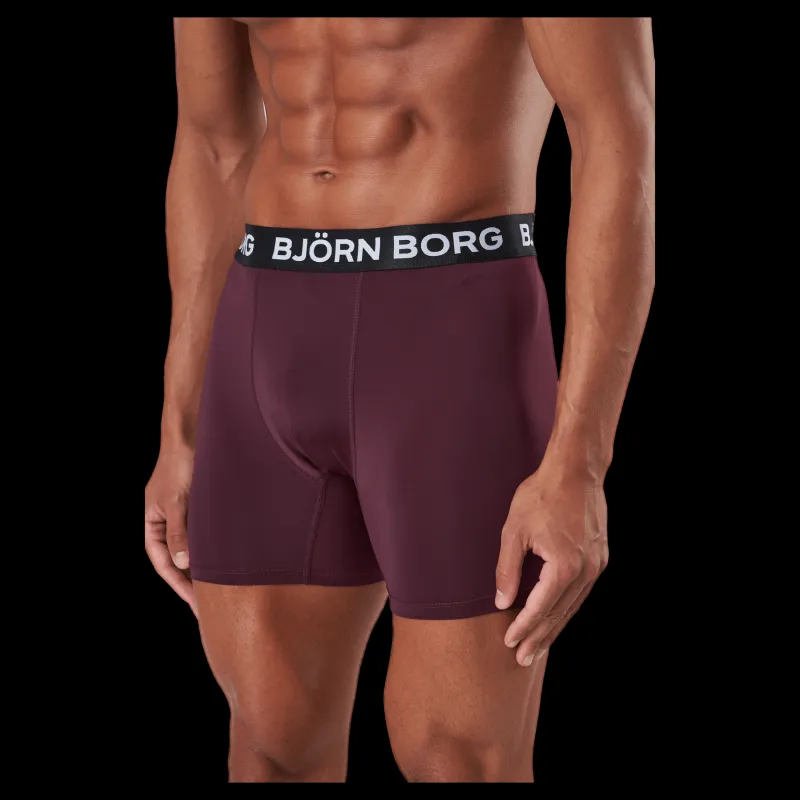 New Björn Borg Performance Boxer 3p Multipack 3 Svart