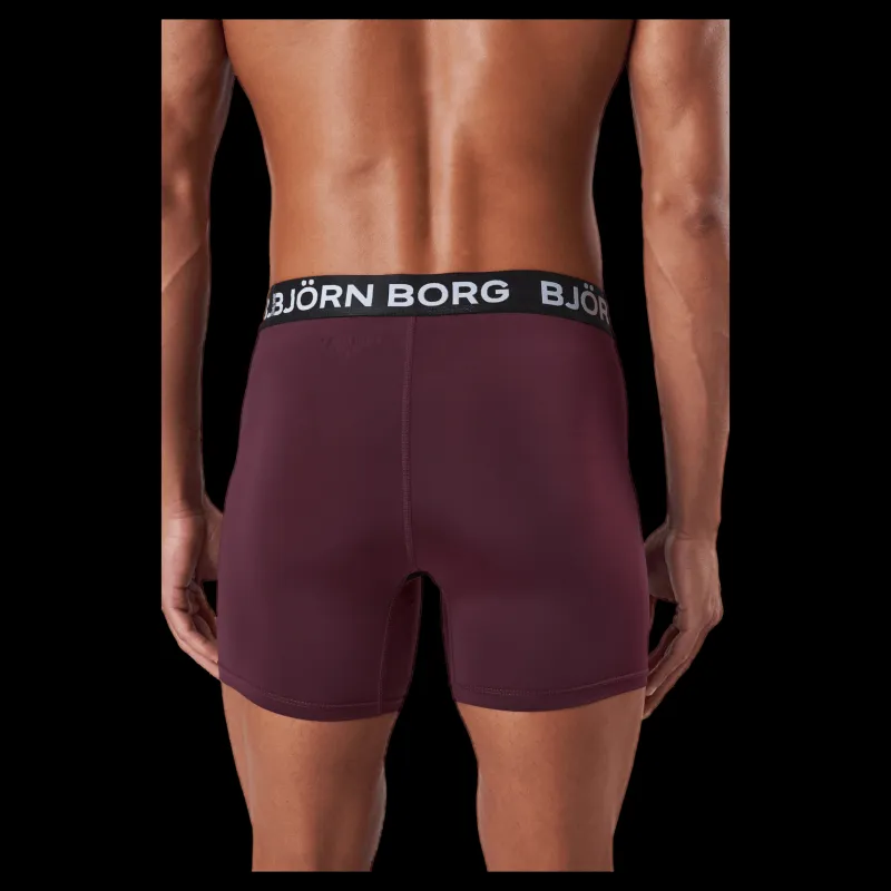 New Björn Borg Performance Boxer 3p Multipack 3 Svart