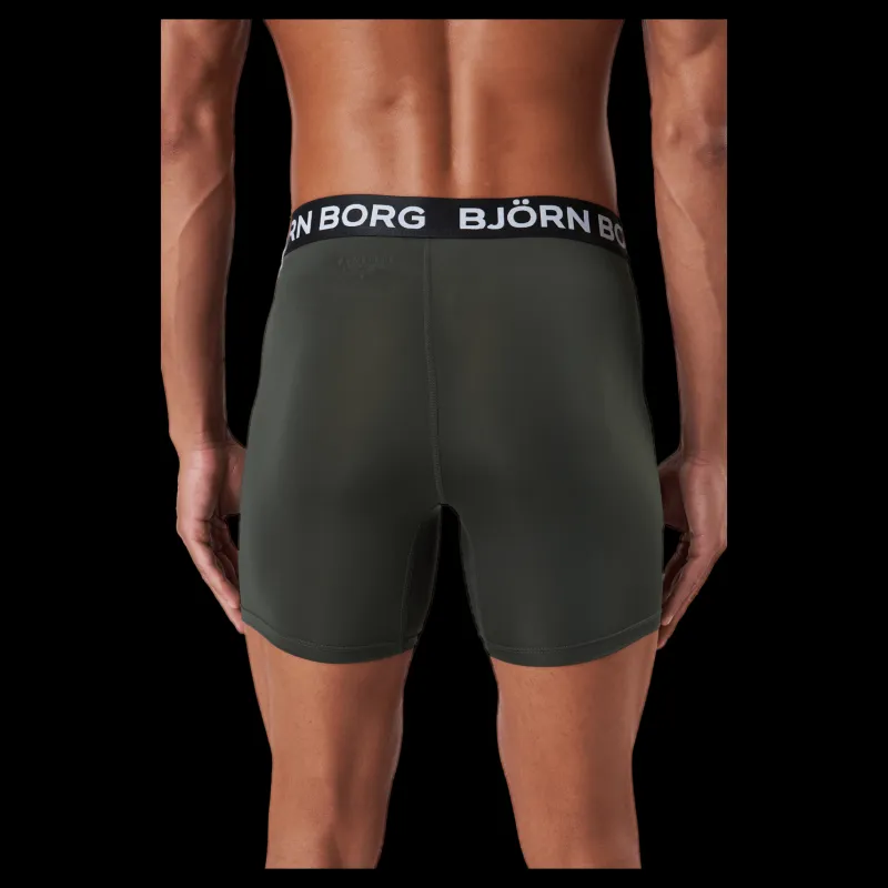 New Björn Borg Performance Boxer 3p Multipack 3 Svart