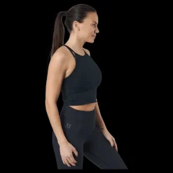 Better Bodies Performance Crop Hal Black Svart Best
