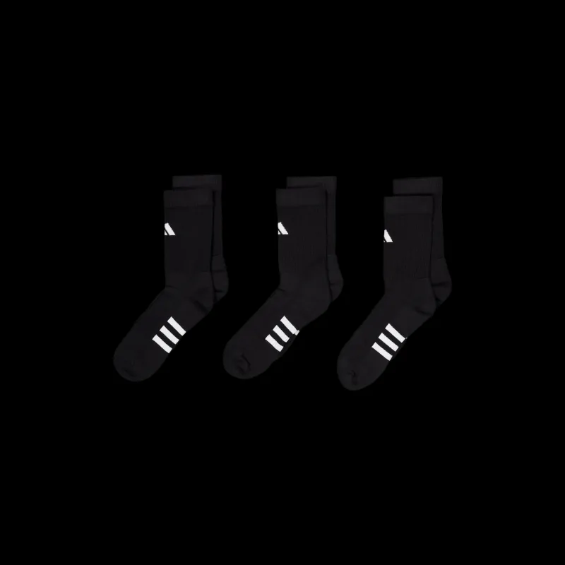 adidas Performance Cushioned Crew Socks 3 Pairs Black Svart Online