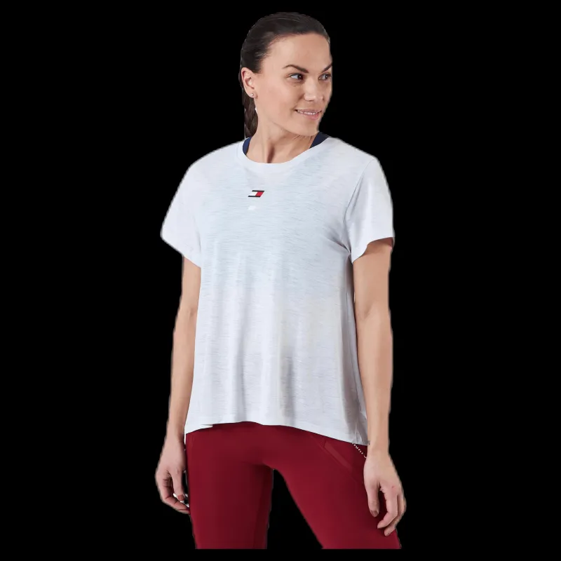 Tommy Hilfiger Sport Performance LBR Top White Vit Discount