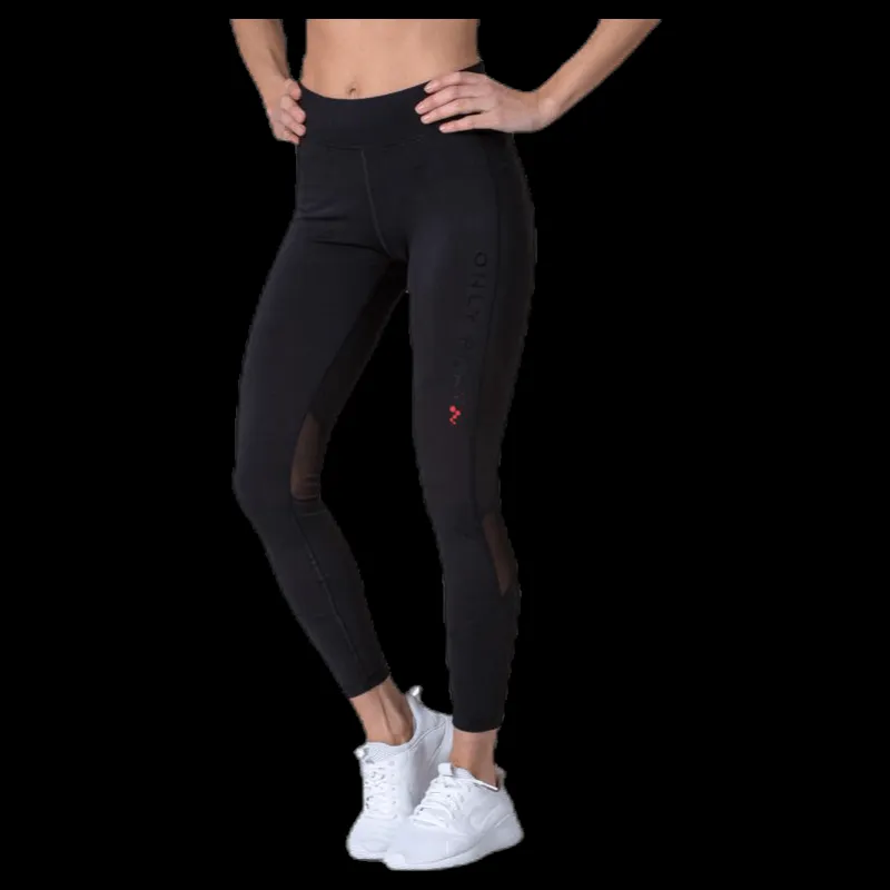Hot Only Play Performance Run 7/8 Tights Black Svart