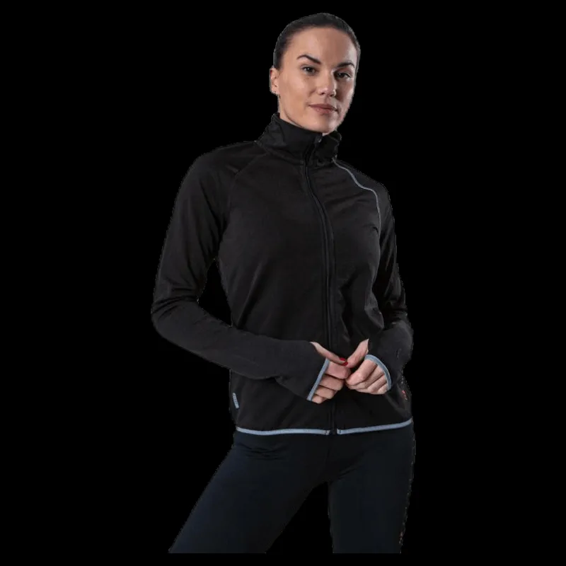 Only Play Performance Run Brushed Ls Zip Black Svart Sale