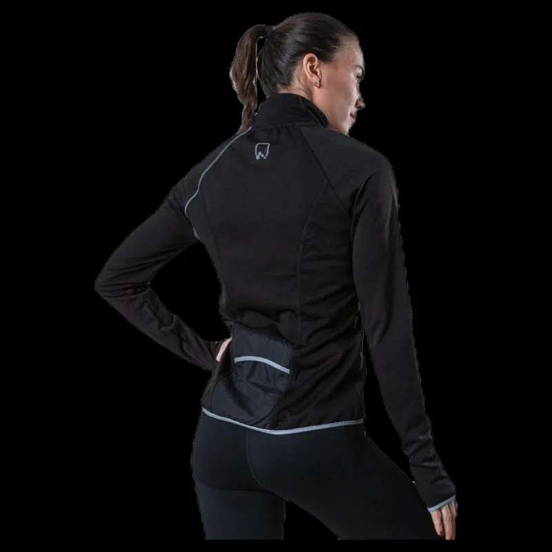 Only Play Performance Run Brushed Ls Zip Black Svart Sale