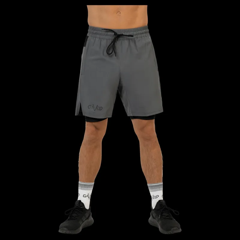 Hot Gavelo Performance Shorts Basic Grey Grå
