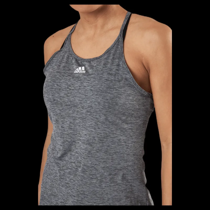adidas Performance Tank Black / White Grå Online