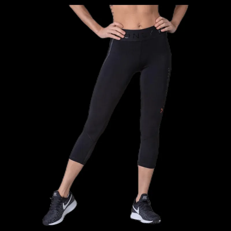 Discount Only Play Performance Training 3/4 Tights Black Svart