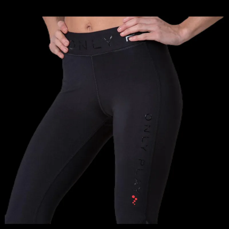Discount Only Play Performance Training 3/4 Tights Black Svart