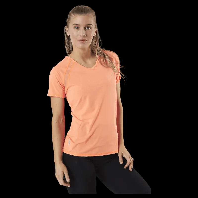 Sale Only Play Performance Training Ss V-Neck Tee Yellow Gul