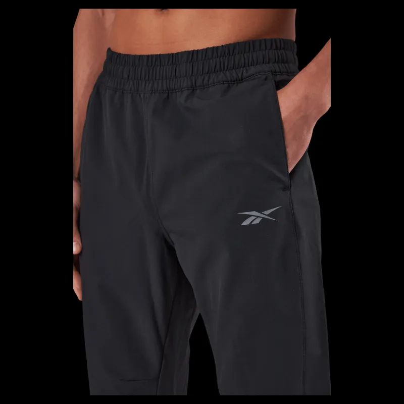 Reebok Performance Woven Joggers Black Svart