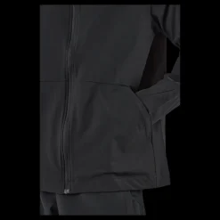 Reebok Performance Woven Zip-Up Jacket Black Svart Online