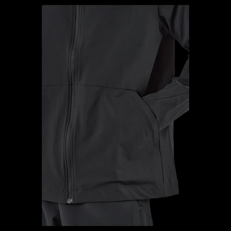 Reebok Performance Woven Zip-Up Jacket Black Svart Online
