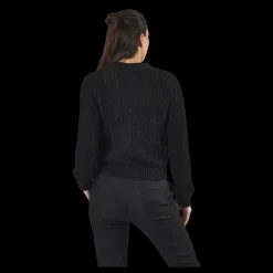 Pieces Petula Ls Knit Cardigan Black Svart Discount