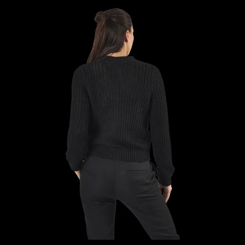 Pieces Petula Ls Knit Cardigan Black Svart Discount