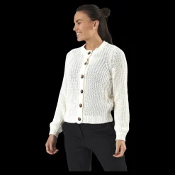 Discount Pieces Petula Ls Knit Cardigan White Vit