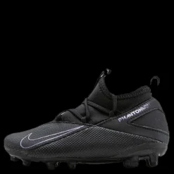 Outlet Nike Phantom VSN 2 Club DF FG/MG Junior Black Svart