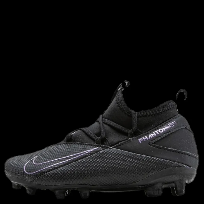 Outlet Nike Phantom VSN 2 Club DF FG/MG Junior Black Svart