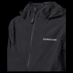Didriksons Piko Boys Jacket 5 Black Svart New