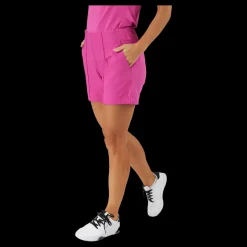 adidas Pintuck 5-Inch Pull-On Golf Shorts Lucfuc Rosa Online
