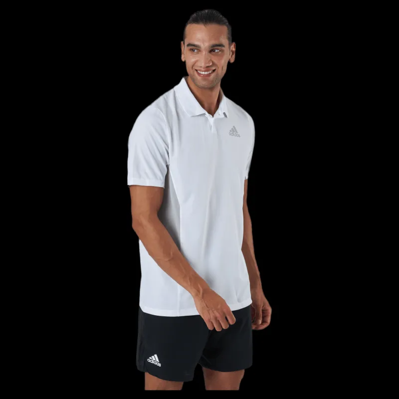 adidas Tennis Pique Polo Shirt 000/white Vit