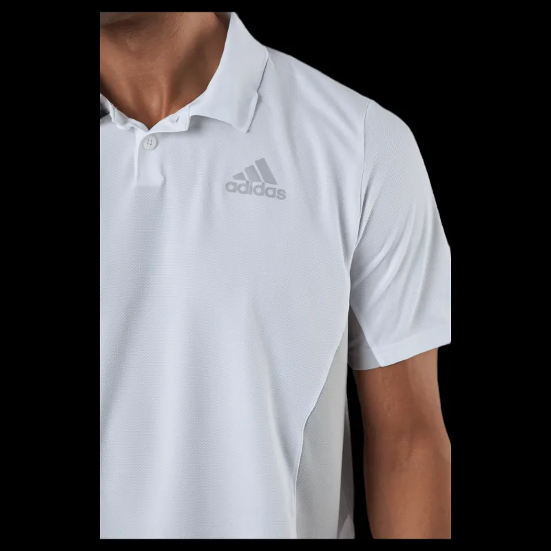 adidas Tennis Pique Polo Shirt 000/white Vit