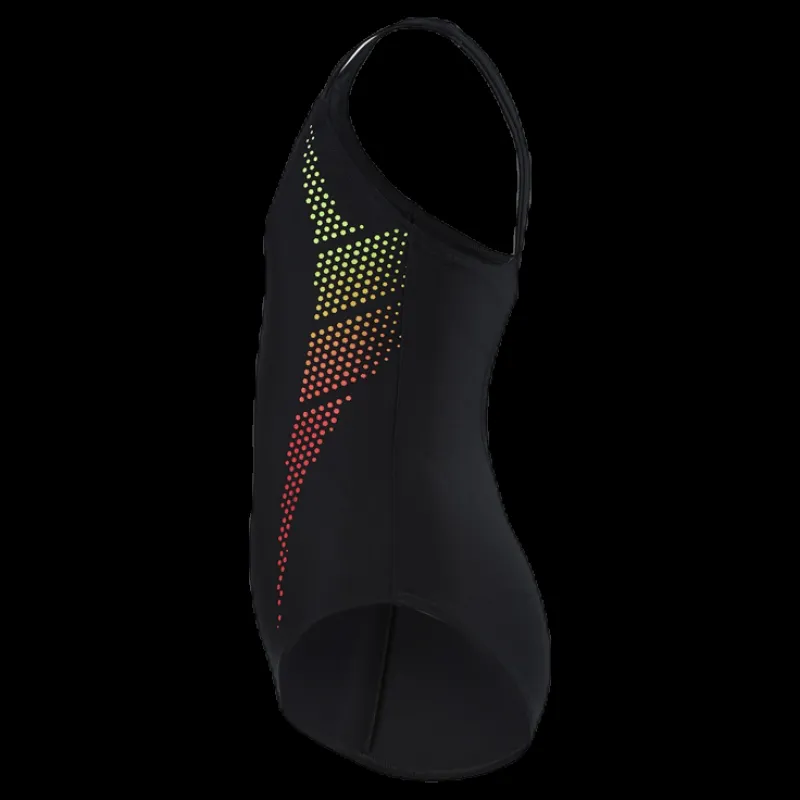 Speedo Plastisol Placement Muscleback Black/Yellow Svart och Gul Clearance