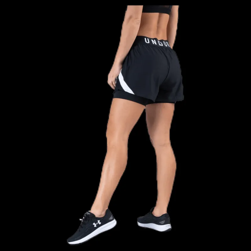 Outlet Under Armour Play Up 2-in-1 Shorts Black Svart