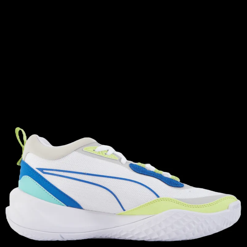 Hot Puma Playmaker Jr White-mint-victoria Blue Flerfärgad