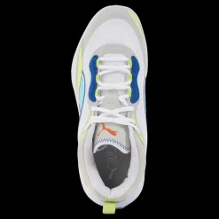 Hot Puma Playmaker Jr White-mint-victoria Blue Flerfärgad