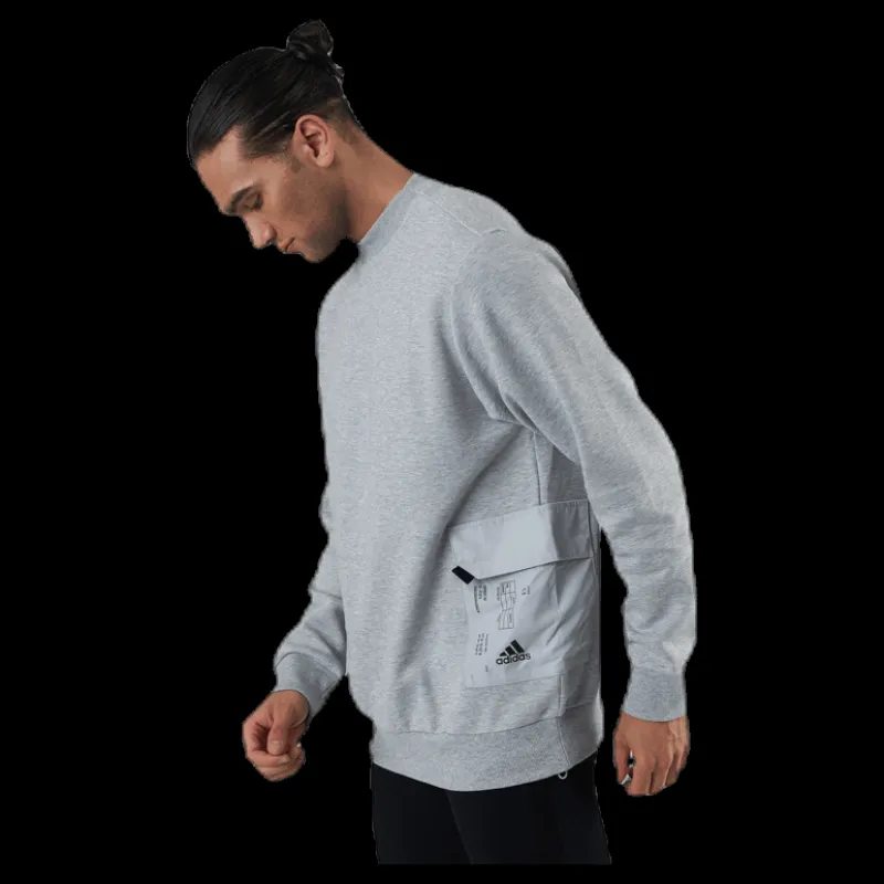 adidas Pocket Crew Grey Grå