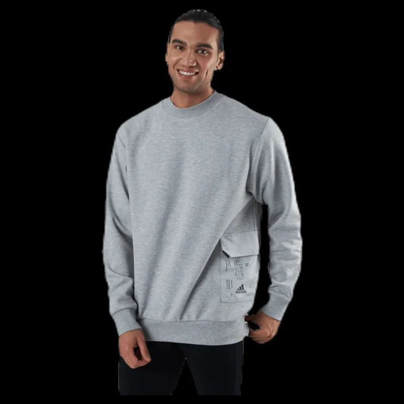adidas Pocket Crew Grey Grå