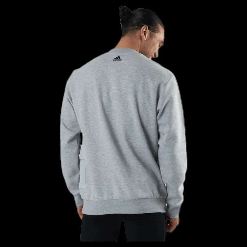 adidas Pocket Crew Grey Grå