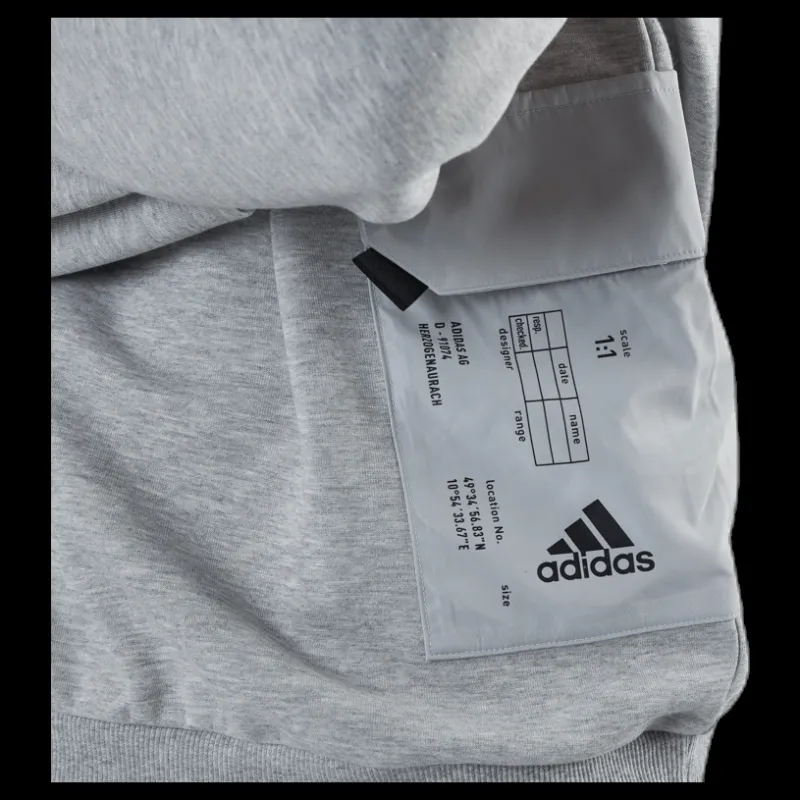 adidas Pocket Crew Grey Grå