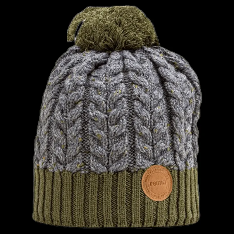 Reima Pohjola Beanie Green Grön Outlet