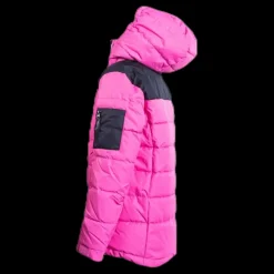 Clearance ColourWear Polar Youth Puff Jacket Pink/Black Rosa och Svart
