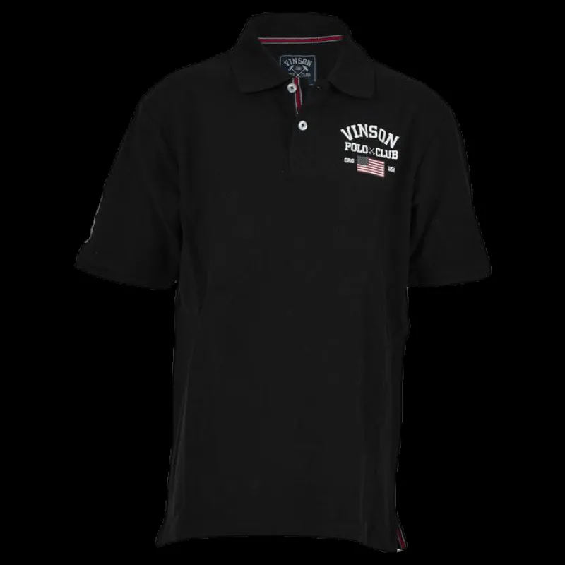 Hot Vinson Polo Club Polo Leslie Black Svart