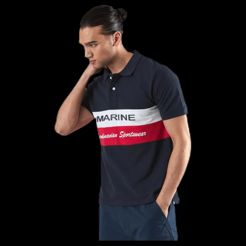 Clearance Marine Pompano Beach Pique Blue Blå