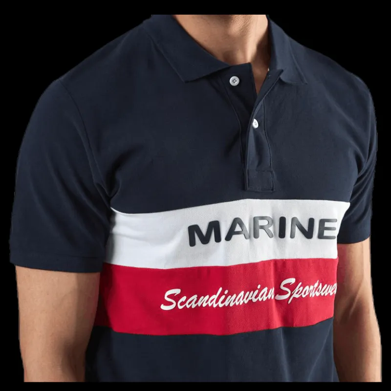 Clearance Marine Pompano Beach Pique Blue Blå
