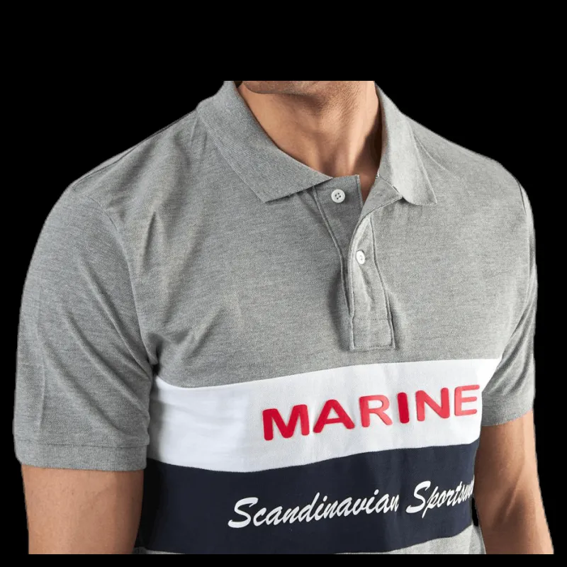 Marine Pompano Beach Pique Grey Grå Best