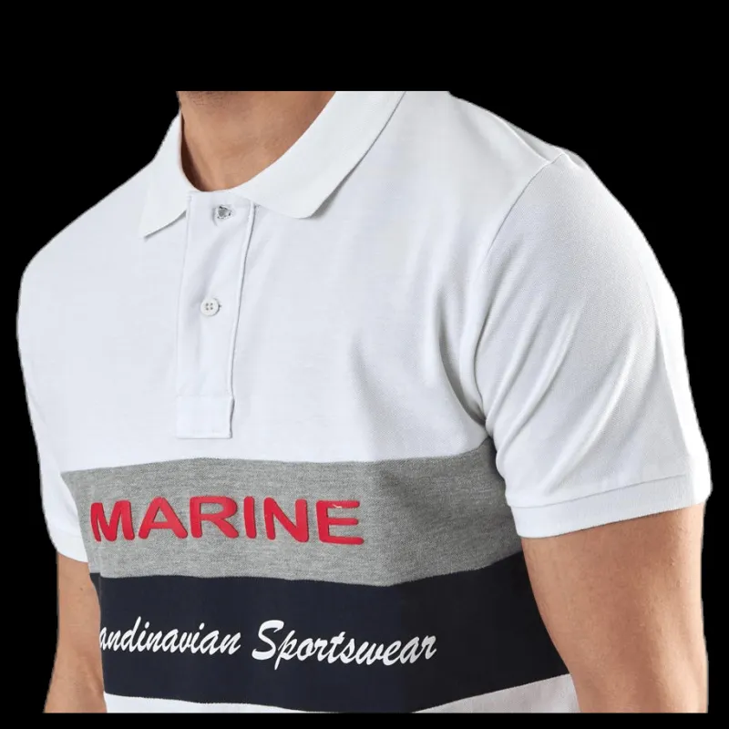 Online Marine Pompano Beach Pique White Vit