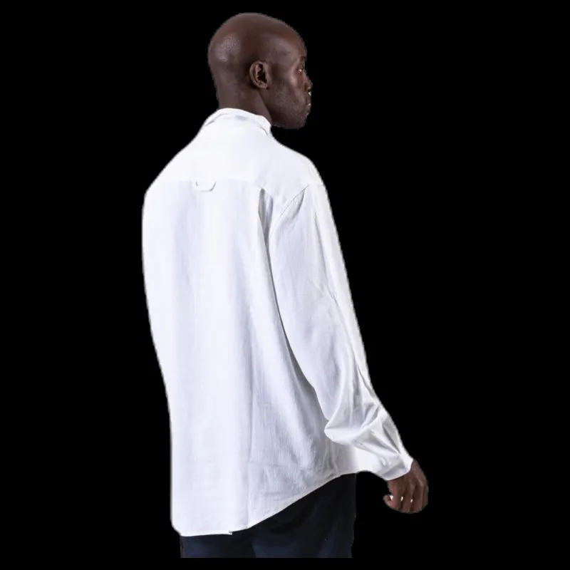 Online Resteröds Pop Over Shirt White Vit