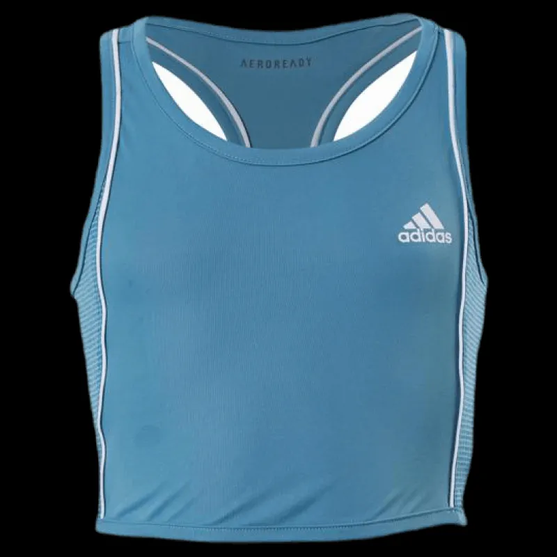 Clearance adidas Tennis Pop Up Tank Blue/White Blå