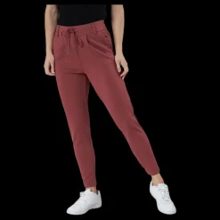 Only Poptrash Easy Colour Pant Pnt Red Röd Outlet