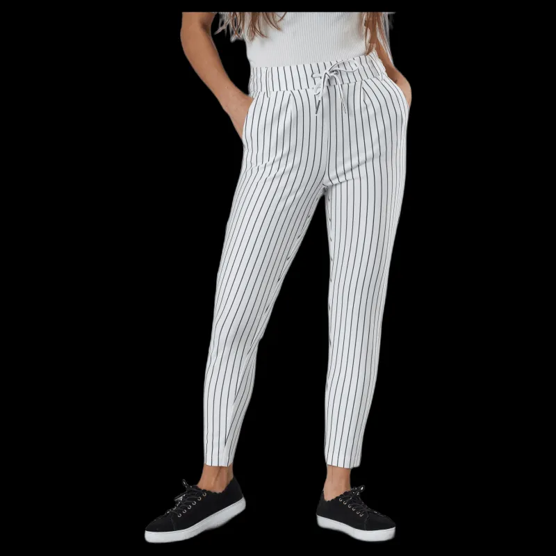 Only Poptrash Easy Rush Stripe Pnt White Vit