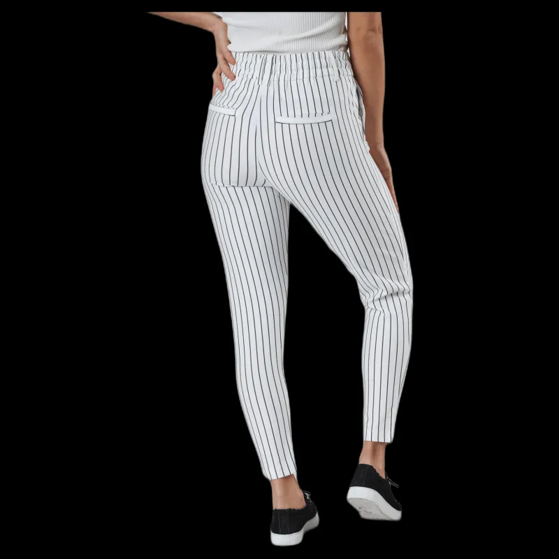 Only Poptrash Easy Rush Stripe Pnt White Vit